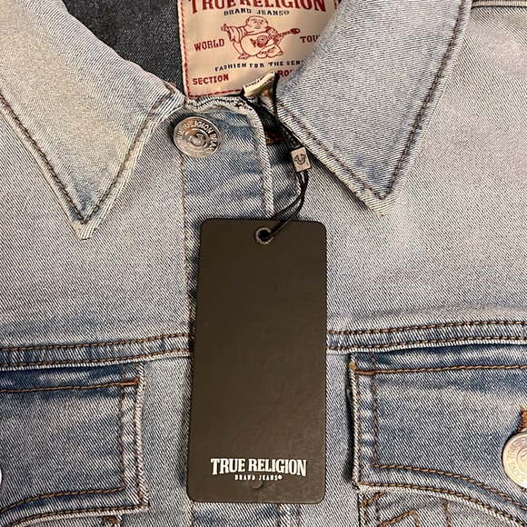 NWT True Religion Denim Jacket - Picture 6 of 13